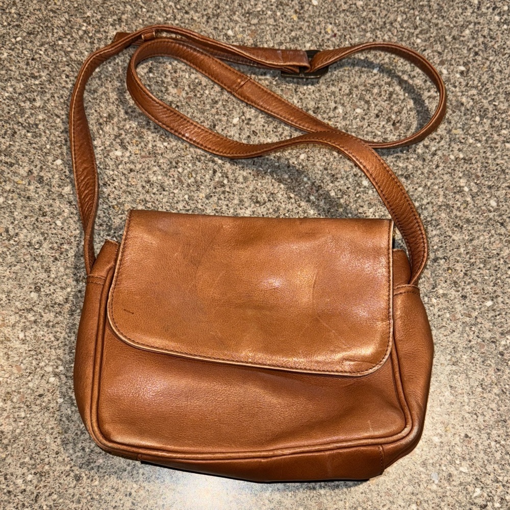 American angel leather purse